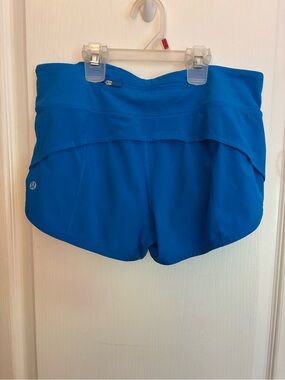 Lululemon Blue Speed Up Shorts